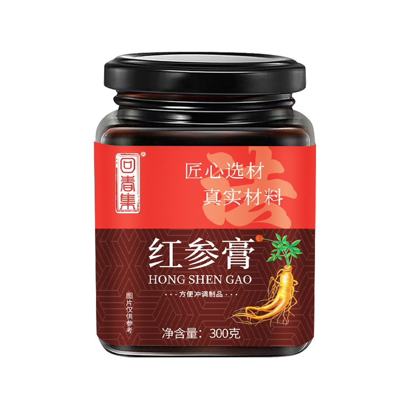Red Ginseng Paste (Panax ginseng) — 300g Herbal Honey Paste, Food-Grade Convenience Paste - Image 5