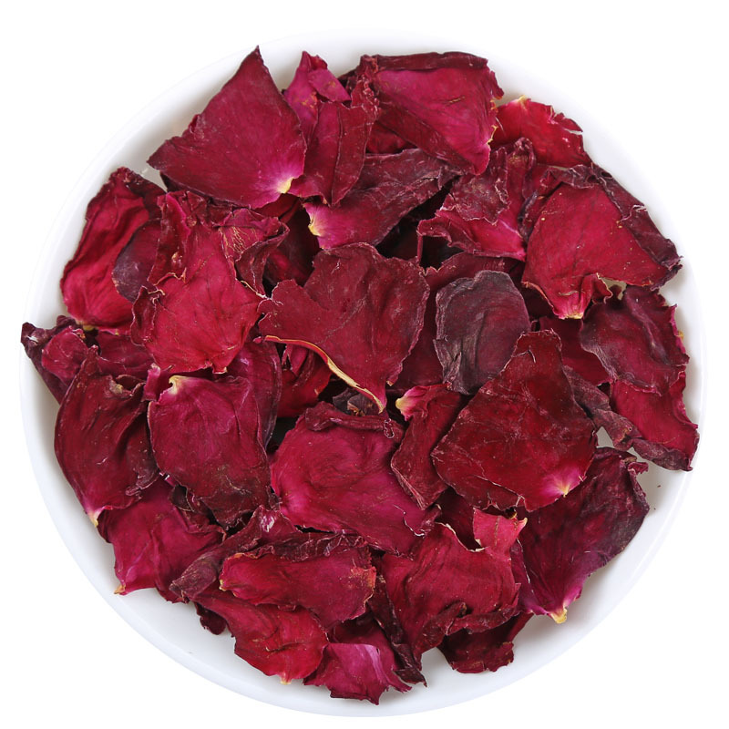 Mo Hong Rose Petals (Rosa spp.) — Edible Dried Rose Petals, Sulfur-Free, 500g Bulk - Image 5