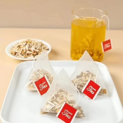 Wuzhimaotao Poria Herbal Tea (Five-Finger Peach Root & Poria Blend) — 20 Pyramid Tea Bags - Image 3