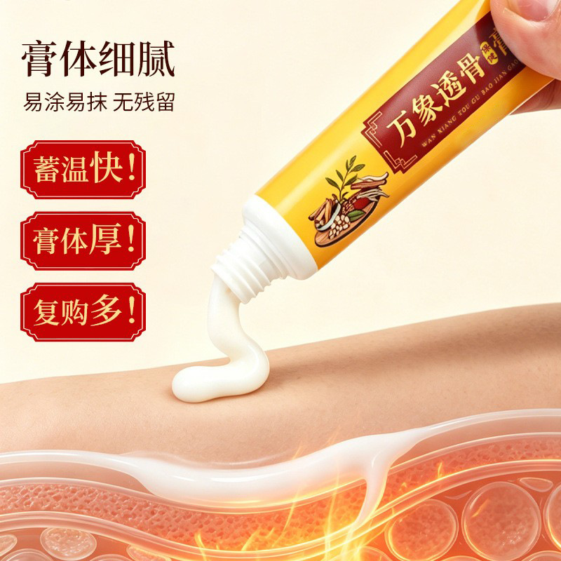 Wanxiang Tougu Gao Herbal Cream External Topical for Neck Shoulder Waist and Legs 20g - Image 2