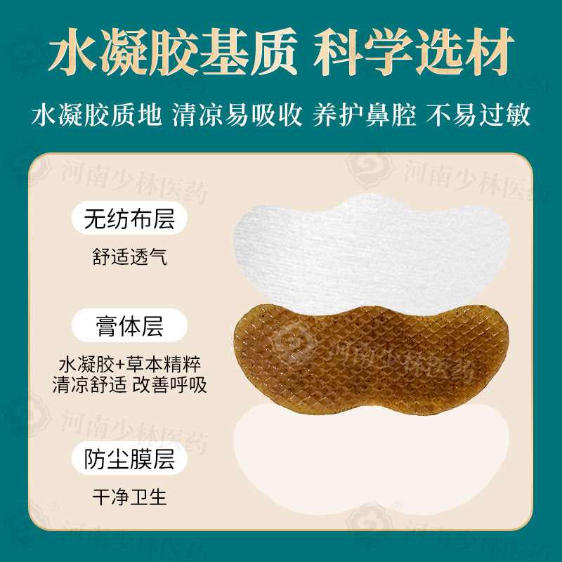 Hydrogel Nasal Patch Breathable Nose Strip for Daily Nasal Comfort 1 Patch Per Pack - Image 2