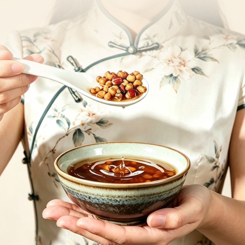 Qian Shi Chi Dou Yi Mi Herbal Tea 330g Triple Steamed Dried Blend for Daily Wellness Brewing - Image 2