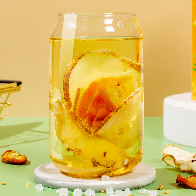 Shirunji Osmanthus Rock Sugar Snow Pear Tea Cold Brew Fruit Tea Blend 100g Gift Box - Image 4