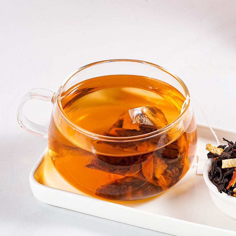 Chen Pi Black Tea Osmanthus Blend Triangular Tea Bags 3g x 50 Sachets 150g Sugar Free Cold Brew Wellness Tea - Image 3