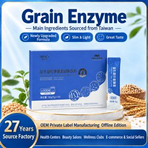 Probiotic Fiber Enzyme Powder — Fruit & Vegetable Ferment Drink Mix, 5 x 10g Sachets