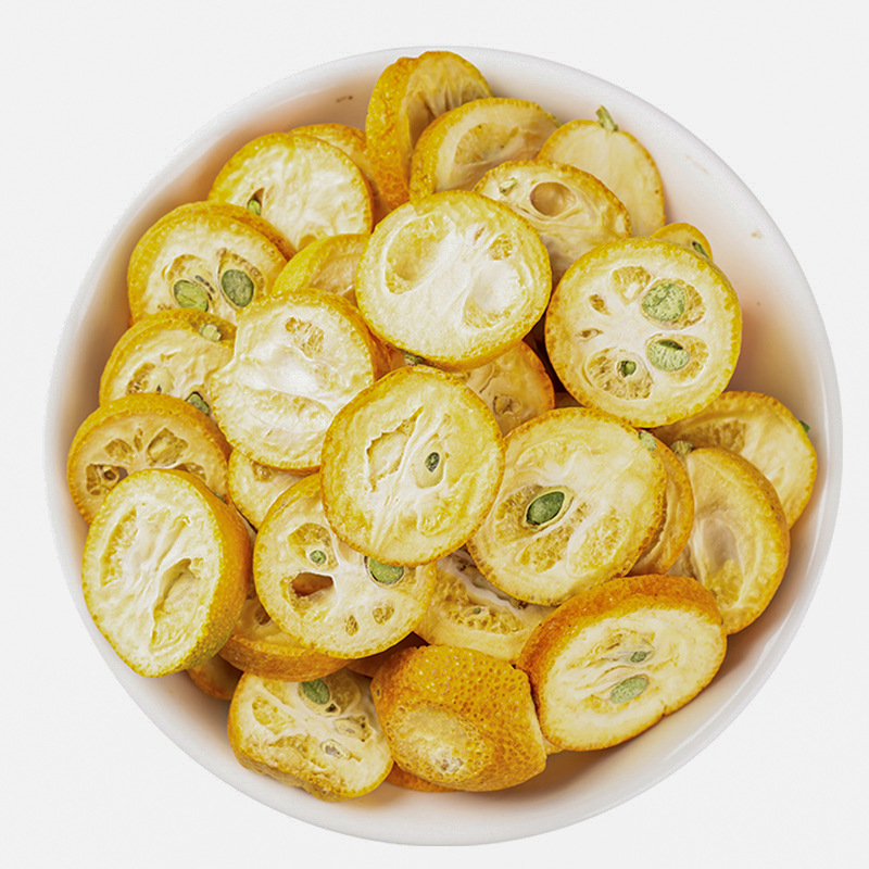 Freeze-Dried Kumquat Slices (Fortunella margarita) — Cold-Brew Fruit Tea, 500g Bulk - Image 5
