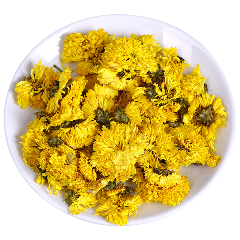 Wuyuan Imperial Chrysanthemum Tea (Chrysanthemum morifolium) — Large-Flower Dried Chrysanthemum, 20g Jar - Image 5