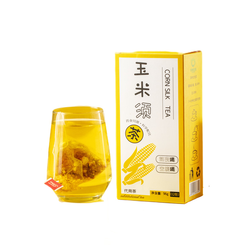 Corn Silk Tea Triangle Tea Bags Yu Mi Xu Herbal Blend with Tartary Buckwheat Gardenia and Jasmine 96g - Image 5
