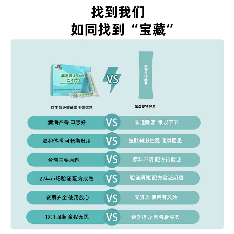 Probiotic Enzyme Powder (Taiwan-Style Fruit & Vegetable Blend) — Dietary Fiber Drink Mix - Image 3