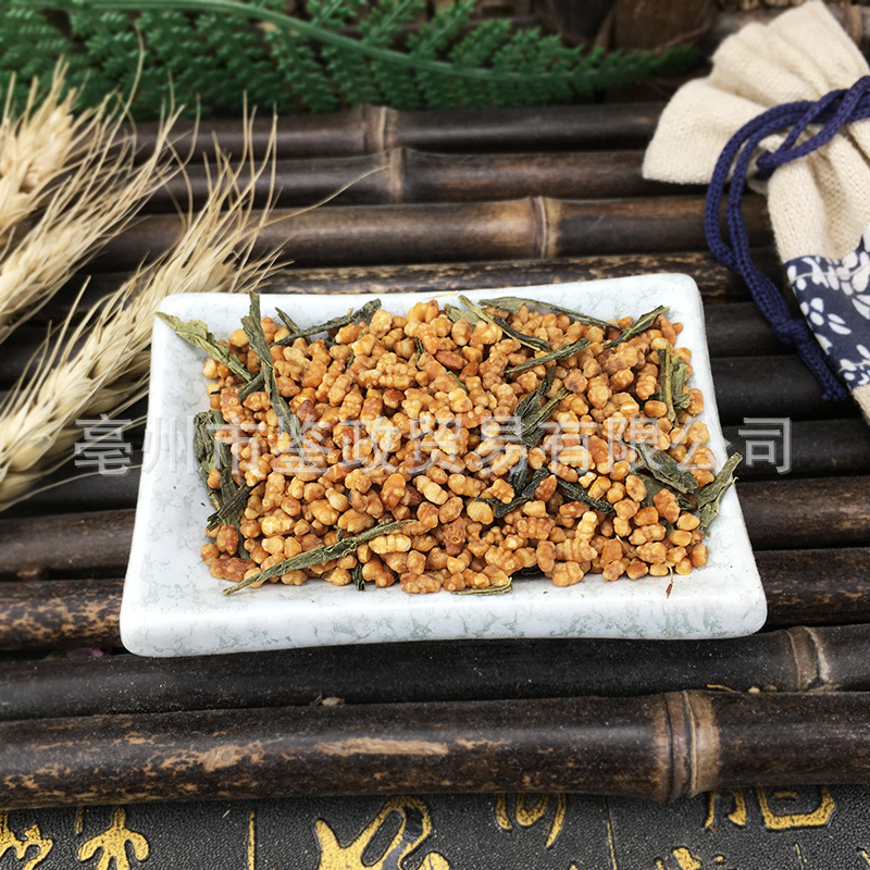 Genmaicha Brown Rice Tea Loose Grains 500g Bulk Ingredient for Japanese Style Brews and Blends - Image 3