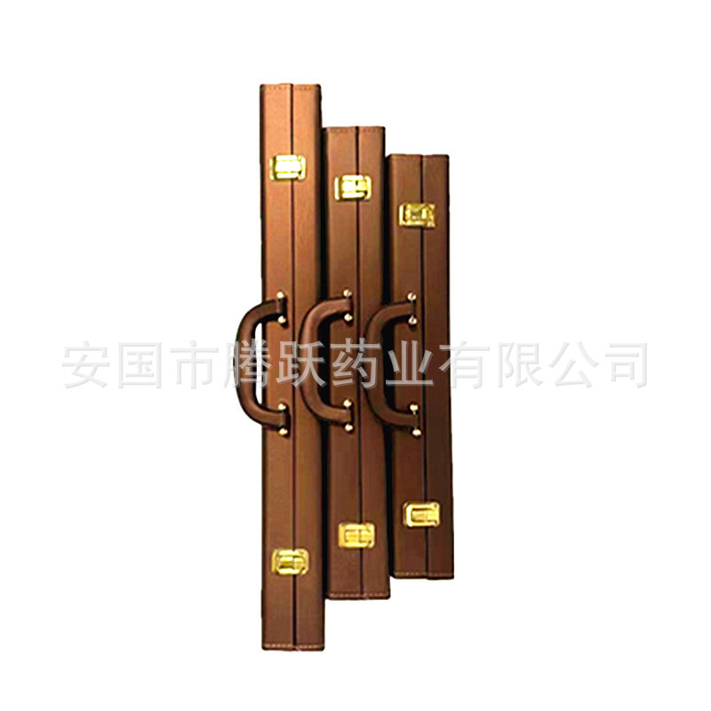 Deer Antler Gift Box Leather Presentation Case 45cm 50cm 60cm Bronze Finish - Image 4