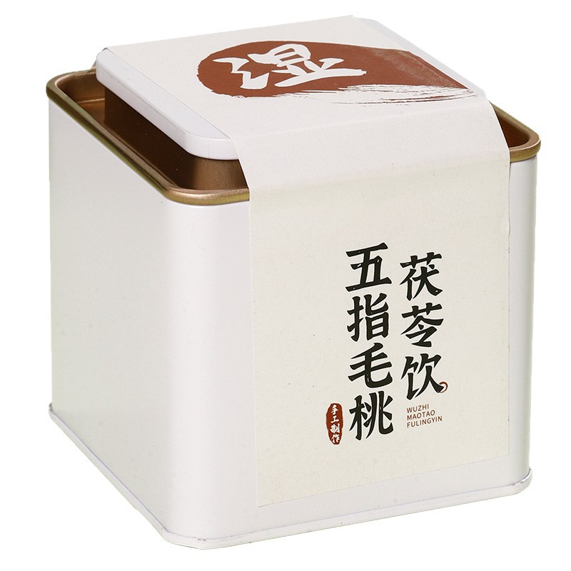 Five-Finger Fig Root Herbal Tea Wuzhi Maotao Blend with Poria Lotus Seed Coix Seed 400g Ready to Brew Tin - Image 5