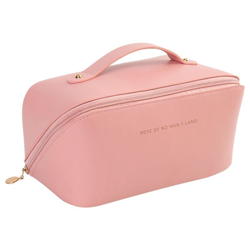Large Capacity Portable PU Travel Cosmetic Bag Classic Toiletry Organizer Storage Pouch - Image 5
