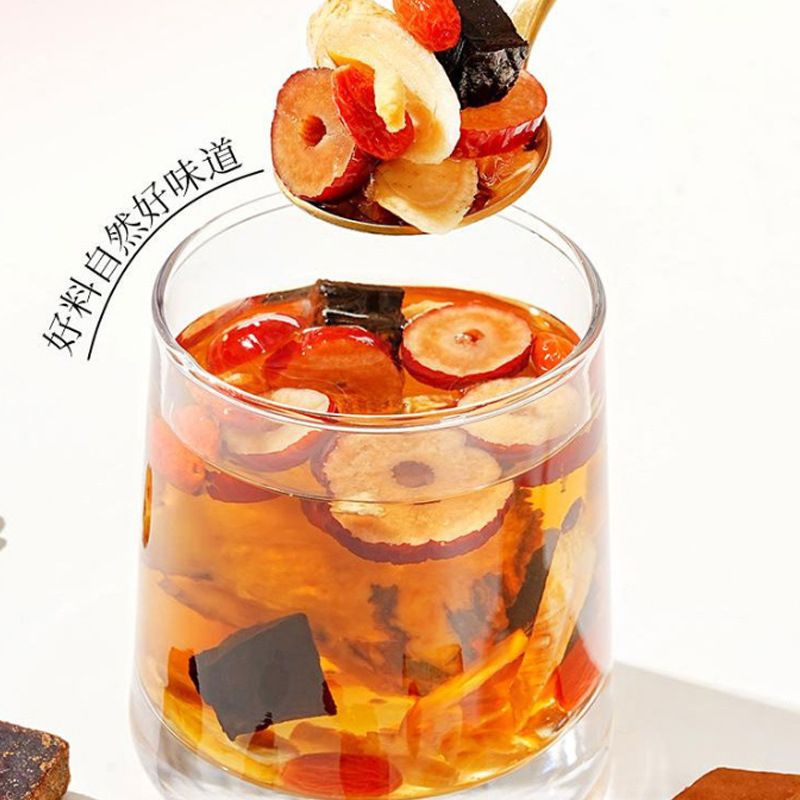 Angelica Astragalus Ginger Jujube Tea Dang Qi Jiang Zao Drink 16g x 10 Sachets Instant Cold Brew Herbal Tea - Image 2