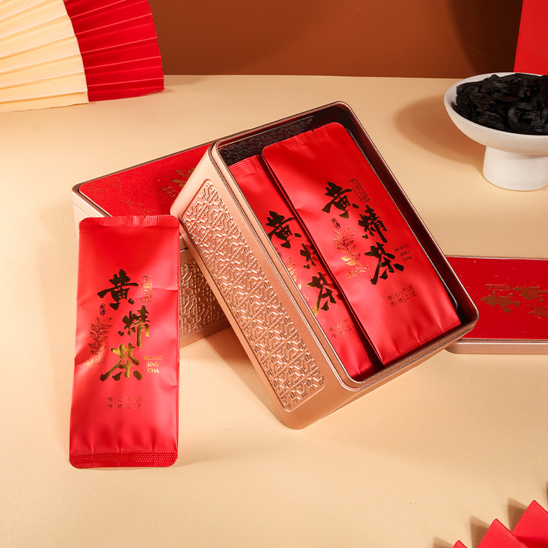 Nine-Steamed Nine-Sun-Dried Polygonatum Tea Gift Box 300g Huang Jing Ready-to-Eat Herbal Tea Bags for Daily Wellness Brewing - Image 2