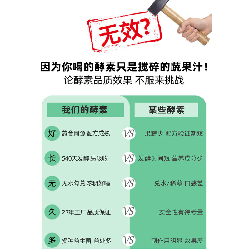 Prebiotic Dietary Fiber Fruit & Vegetable Enzyme Drink (酵素饮) — Fermented Plant Beverage with Prune - Image 3