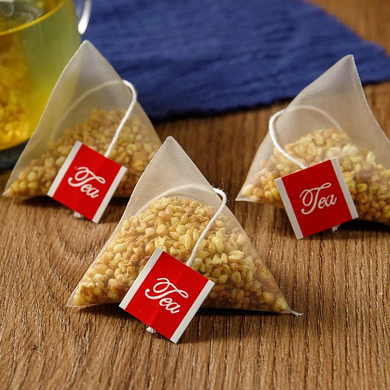 Yellow Tartary Buckwheat Tea Triangle Bags Individually Wrapped Ku Qiao Tea 250g - Image 2