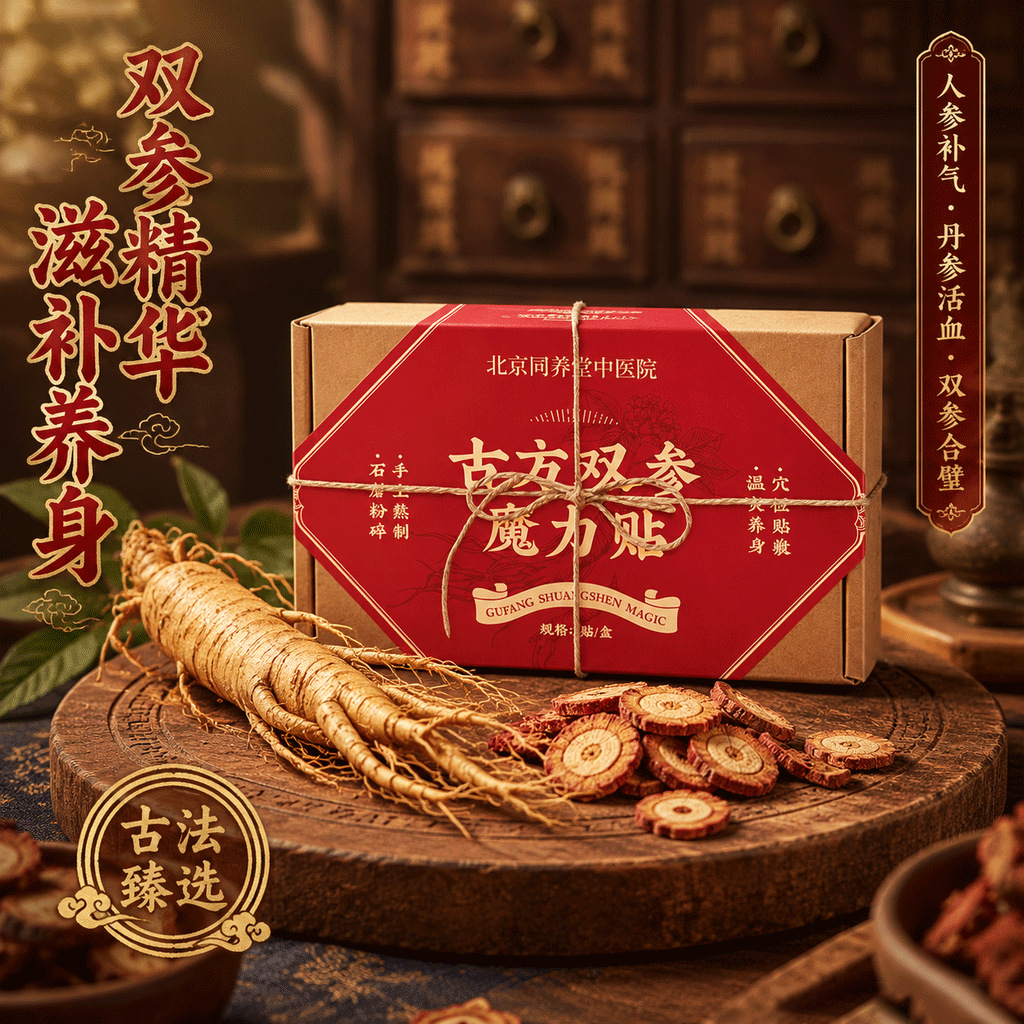 Gufang Shuangshen Magic Navel Patch Moxibustion Sticker Herbal Abdominal Wellness Patch 2 Patches Per Box - Image 2