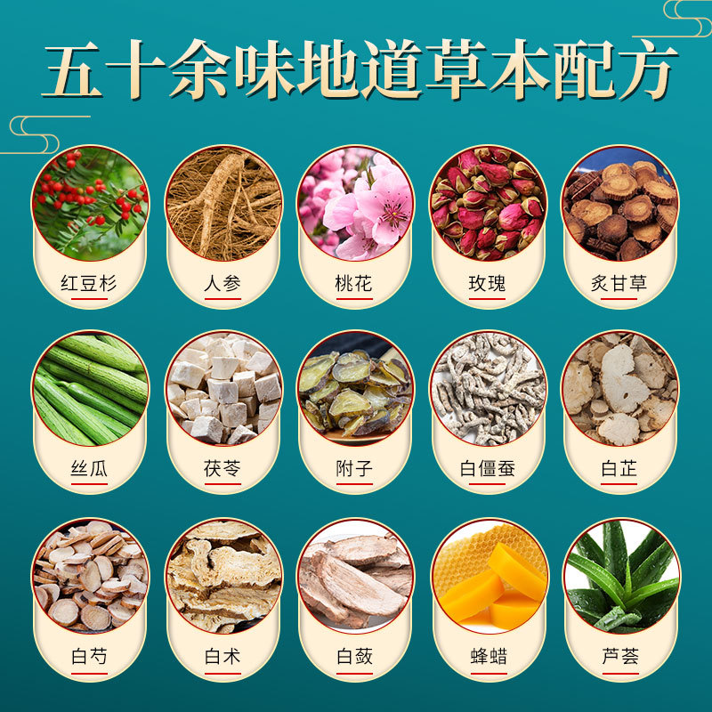 Herbal Facial Warm Therapy Paste 50 Botanical Blend Self Heating Face Care Paste for Spa and Home Use - Image 2