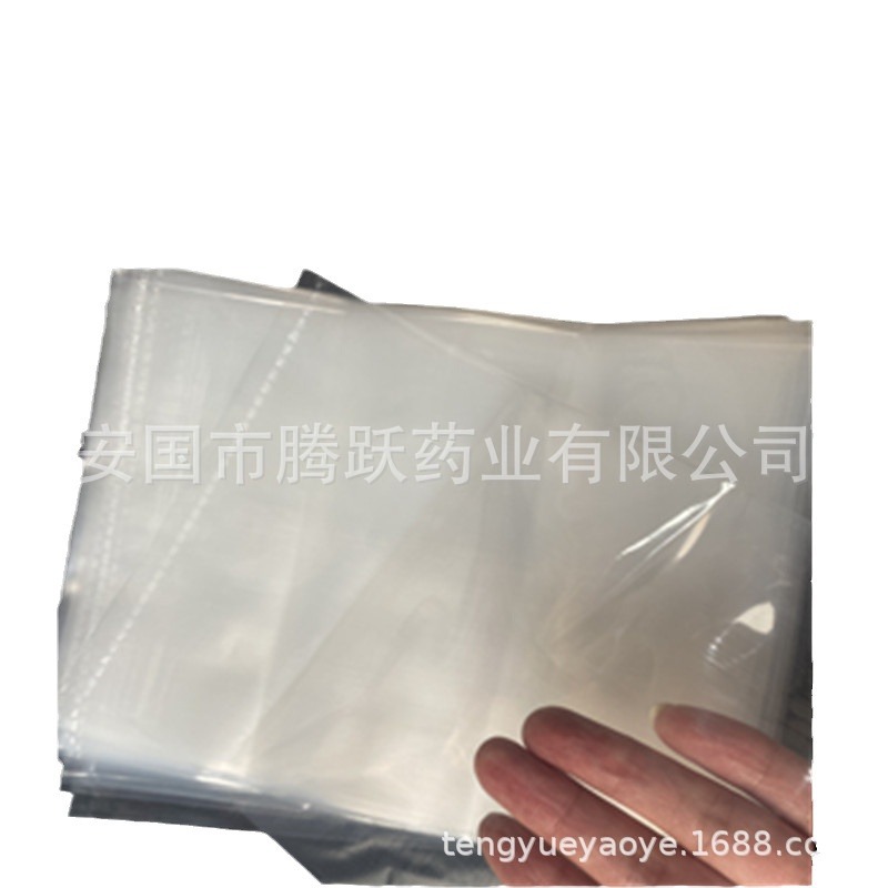 PE Herbal Storage Bags Clear Flat Poly Bags for Herb Packaging 100 Pack 18x25cm - Image 5