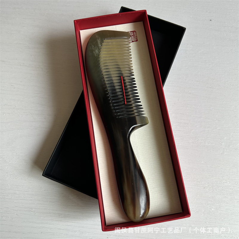 Horn Comb Head Massage Comb Gift Box Business Gift Set for Teachers and Corporate Events - Image 4