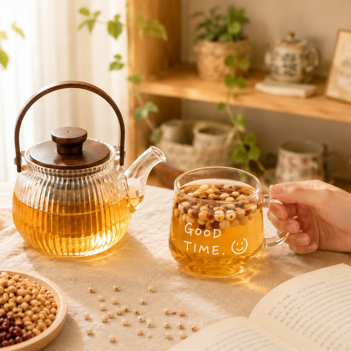 Adzuki Bean Euryale Tangerine Peel Tea Chi Xiao Dou Qian Shi Chen Pi Herbal Blend 440g Daily Wellness Infusion - Image 5
