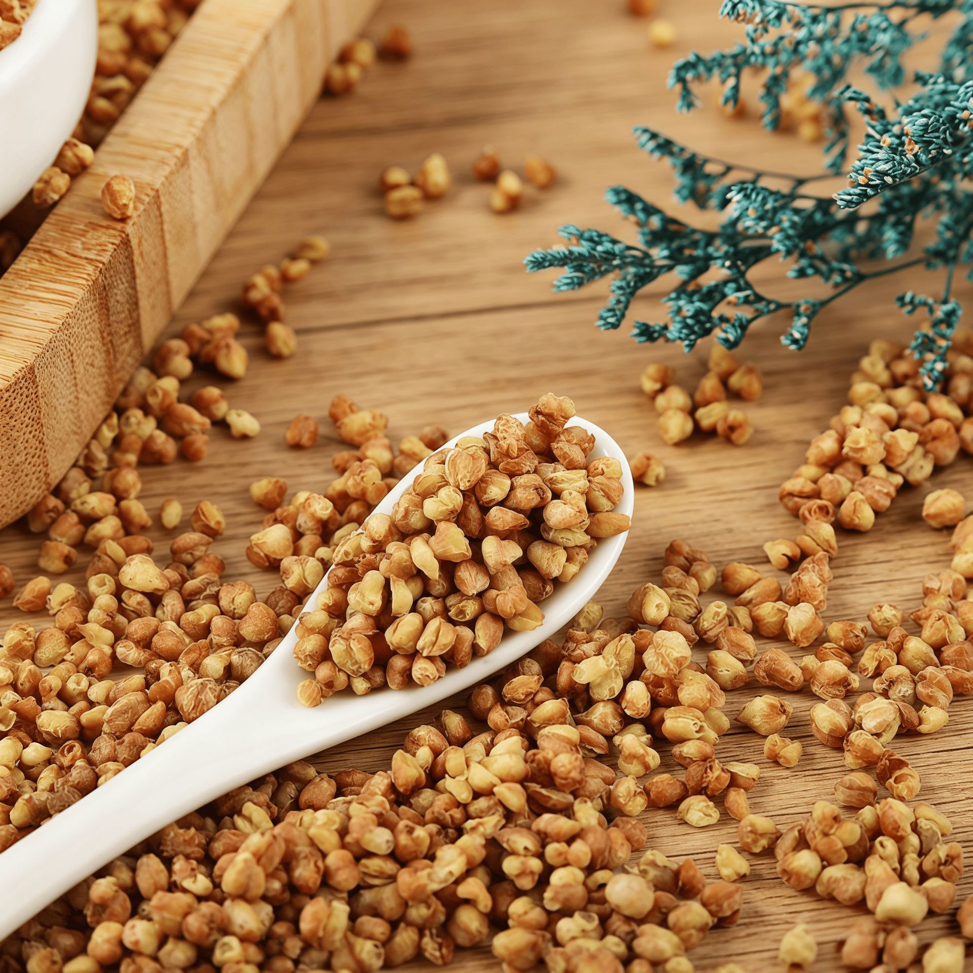 Tartary Buckwheat Tea Ku Qiao Cha Whole Plant Loose Grain 500g Bulk for Hot Pot and Hotel Use - Image 4