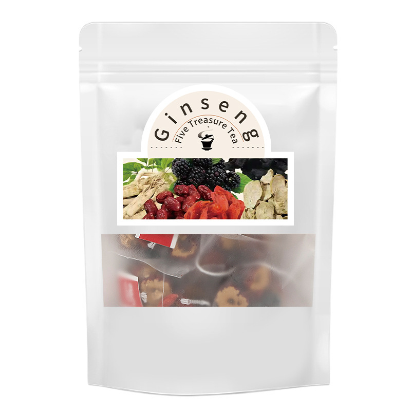 Ginseng Five Treasure Tea Ren Shen Wu Bao Cha 20 Teabags 100g Daily Herbal Tea - Image 5