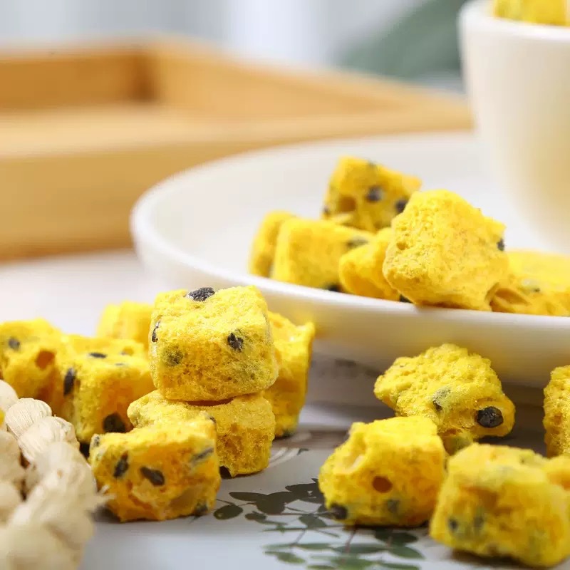 Freeze Dried Passion Fruit Chunks 500g Bulk Fruit Tea Pieces with Kumquat and Lemon Slices for Cold Brew Drinks - Image 2