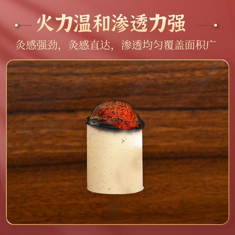 Moxa Sticks Ai Zhu Moxibustion Columns for Full Body Warming Therapy 54 Pcs 1.8 x 2.7 cm - Image 4