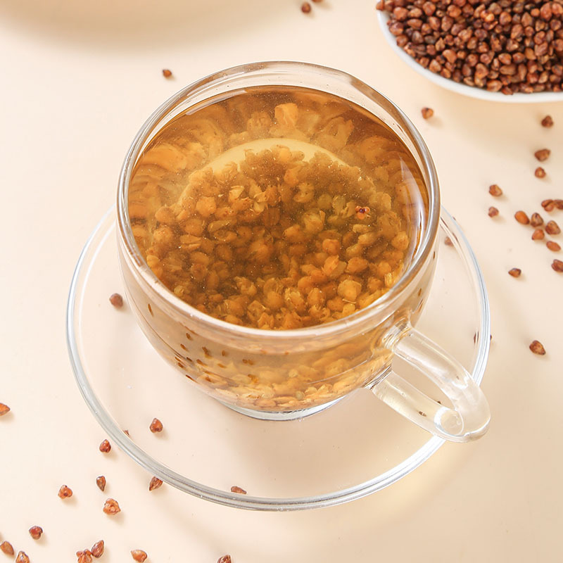 Whole-Plant Black Tartary Buckwheat Tea (Fagopyrum tataricum) — 500g Loose Herbal Tea - Image 3