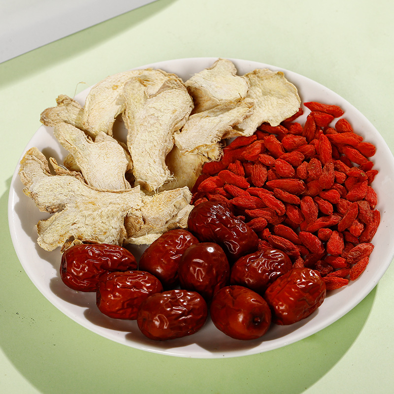 Sanfu Ginger Jujube Tea (Zingiber officinale, Ziziphus jujuba, Lycium barbarum) — Seasonal Herbal Blend, 5g × 20 Bags - Image 3