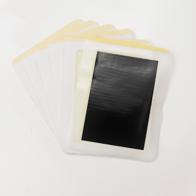 Traditional Black Herbal Plaster Patches 10cm x 13cm 6 Patches Far Infrared Therapy for Sports Strain Discomfort - Image 4