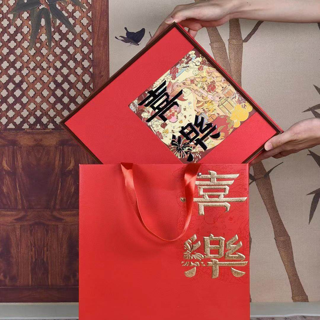 Four Treasure Herbal Gift Box with American Ginseng Red Ginseng Fish Maw Codonopsis Dried Culinary Herbs 1200g - Image 3