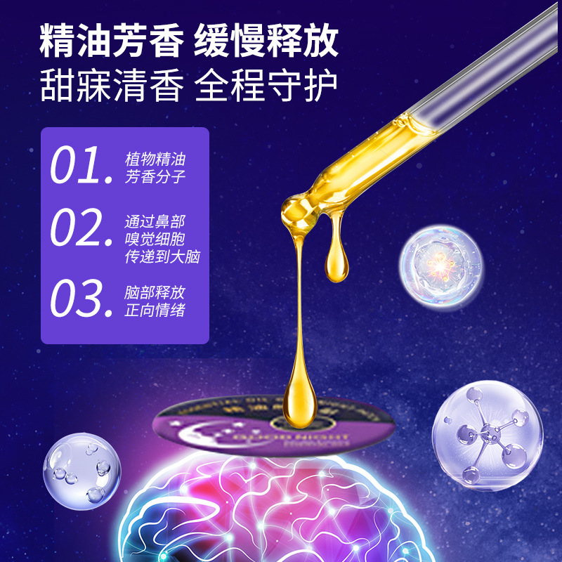 Dongyi Wanai Good Night Sleep Patch Plant Essential Oil Aromatic Patch 7 Patches Per Box - Image 4