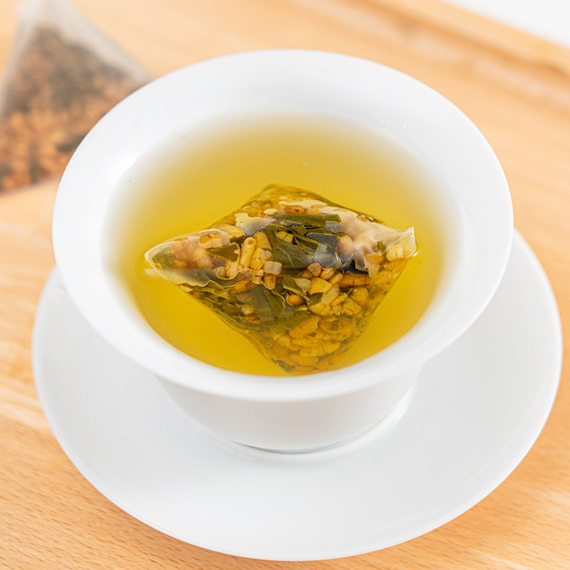 Japanese Genmaicha Brown Rice Green Tea 250g 50 Teabags for Daily Hot Brewing - Image 3