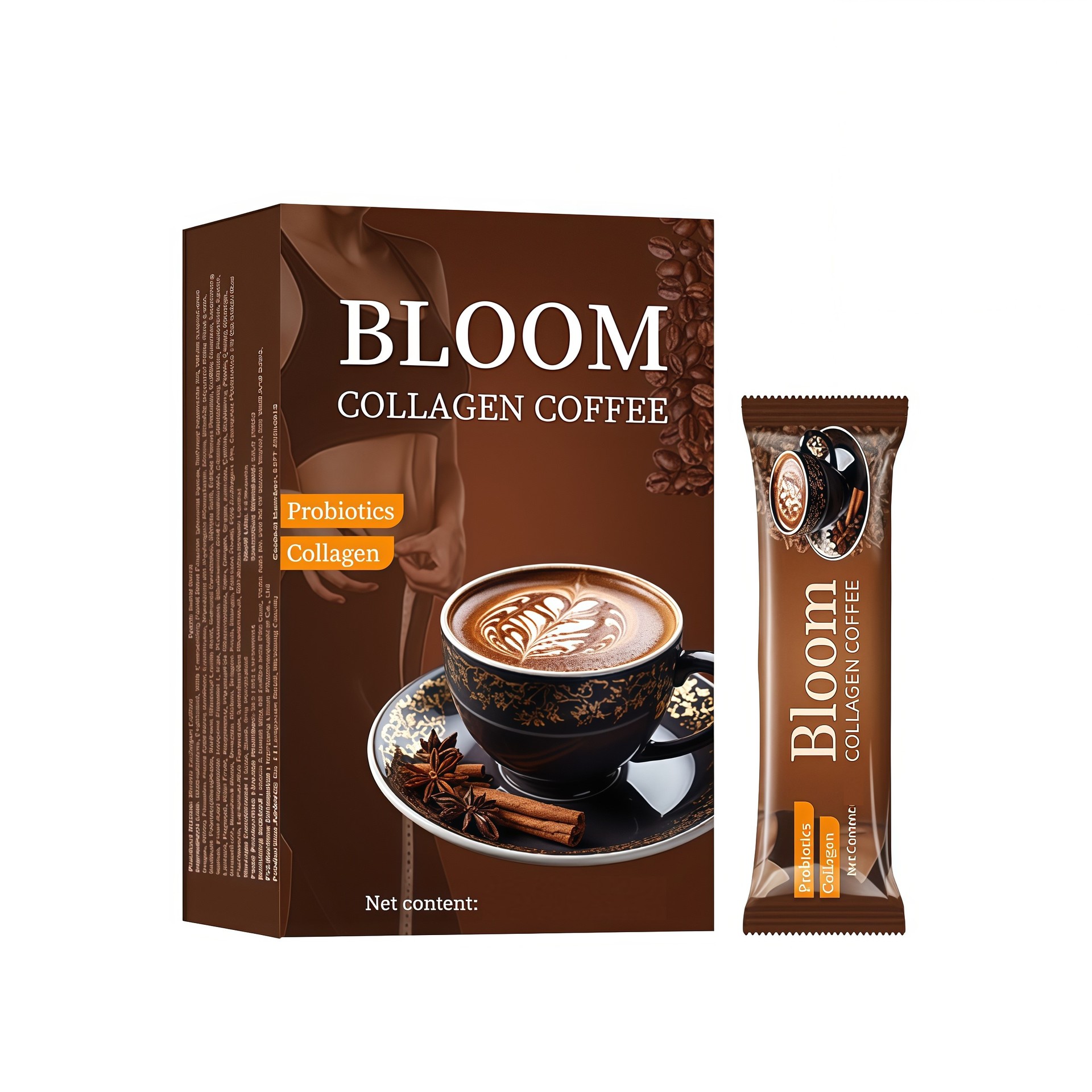 Glutathione Collagen White Coffee Mix 100g Sugar Free Instant Beauty Coffee Drink - Image 5