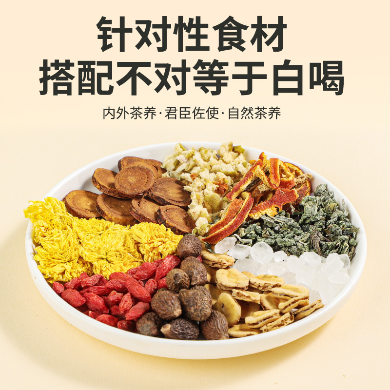 Luo Han Guo Pang Da Hai Snow Pear Tea 12 Bags Sweet Nourishing Herbal Tea for Home and Office - Image 3