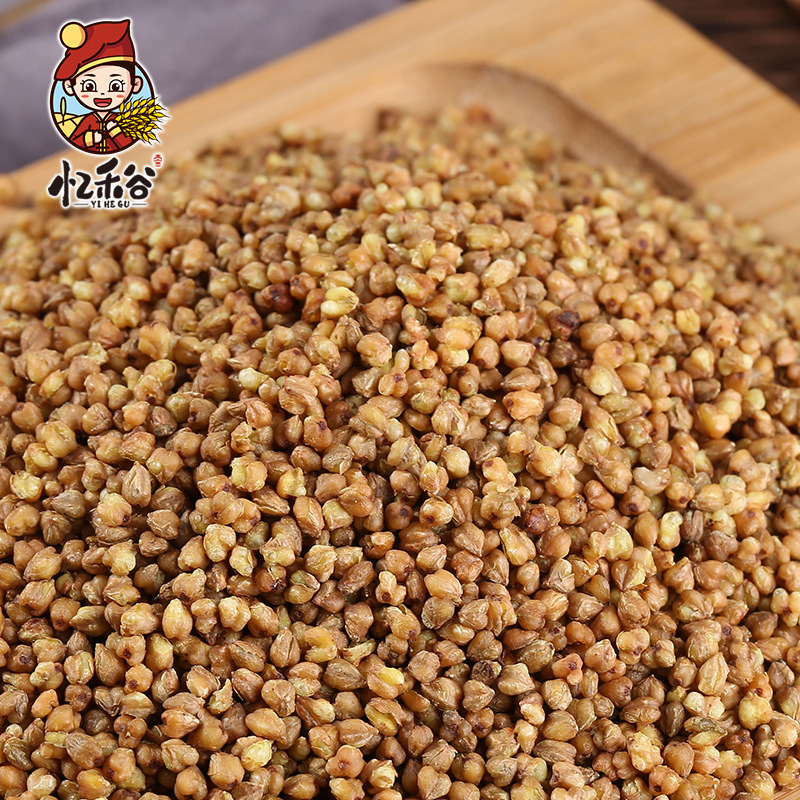 Yellow Tartary Buckwheat Tea Ku Qiao Cha 300g Can Roasted Sichuan Liangshan Style Daily Grain Tea - Image 4