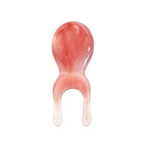 Frog Shaped Resin Massage Comb Manual Guasha Tool for Face Nose Bridge and Eye Area with Acupoint Design - Image 5