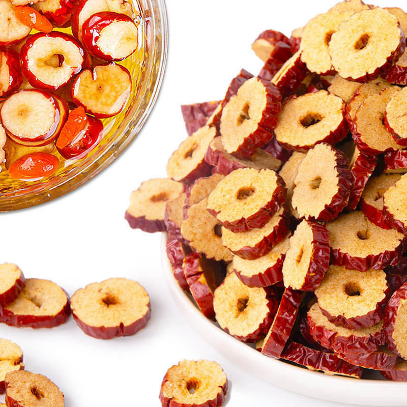 Dried Red Date Slices Seedless Jujube Rings Xinjiang Specialty for Tea and Soup 200g - Image 4
