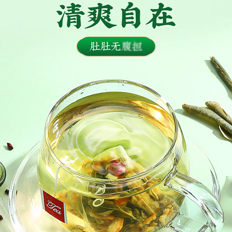 One Week Slimming Herbal Tea Winter Melon Lotus Leaf Tangerine Peel Poria Tea Bags 120g - Image 3