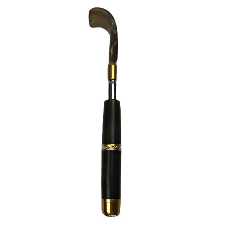 Horn Back Scratcher with Telescopic Handle Adjustable 20cm to 53cm Long Reach Itch Relief Tool - Image 5