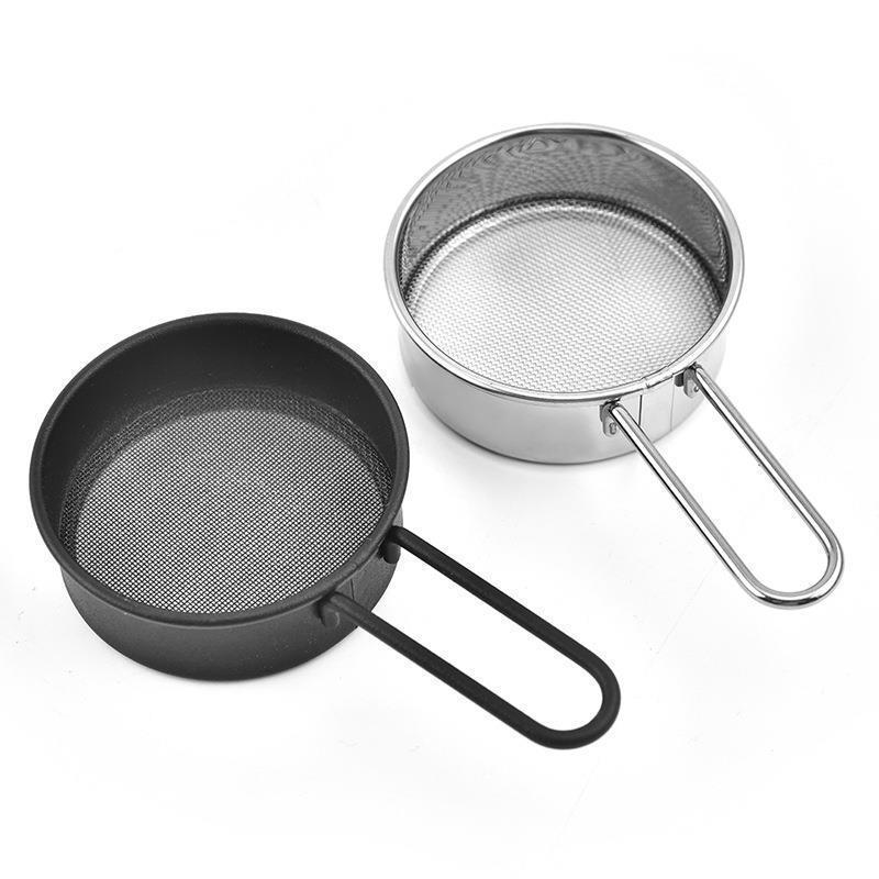 304 Stainless Steel Mini Flour Sifter Handheld 40 Mesh Baking Tool for Home Kitchen - Image 2