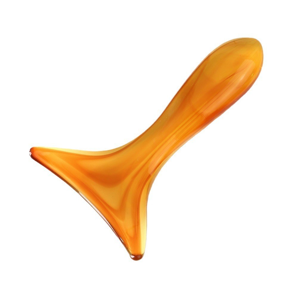 Gua Sha Scraping Tool Curved Resin Massage Board for Neck Back Full Body Manual Use - Image 5