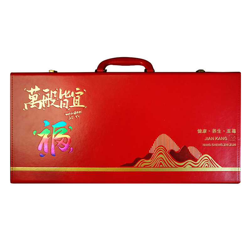 Four Treasure Gift Box with Changbai Mountain Ginseng American Ginseng Deer Antler and Lingzhi for Soup and Wine Soaking - Image 5