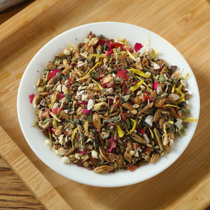 Lemon Hawthorn Lotus Leaf Tea Bags 150g Cold Brewed Herbal Blend with Cassia Barley and Coix Seed - Image 4