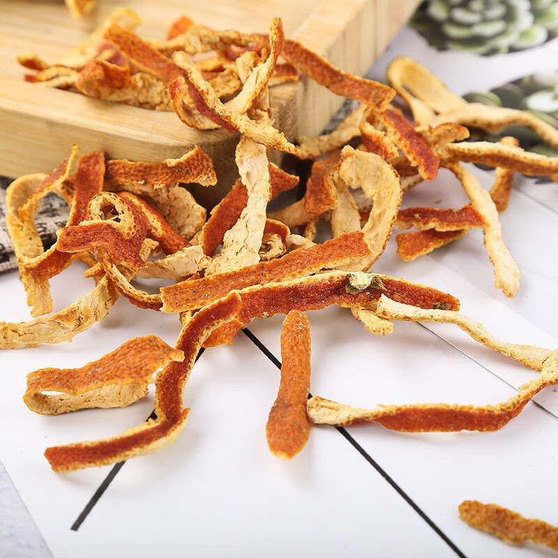 Dried Aged Tangerine Peel Chen Pi 500g Traditional Herbal Tea Shreds for Brewing and Cooking - Image 2