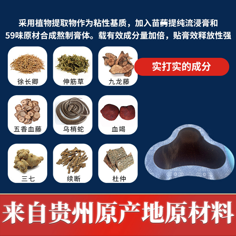 Miao Herbal Neck and Shoulder Patch 13x16cm External Herbal Paste for Neck Care - Image 2