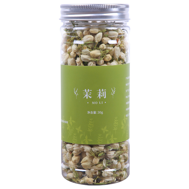 Premium Jasmine Flower Tea Mo Li Hua 茉莉花 Loose Herbal Tea 30g Canister Sugar Free - Image 9